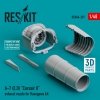 RESKIT RSU48-0297 A-7 (E,D) CORSAIR II EXHAUST NOZZLE FOR HASEGAWA KIT 1/48